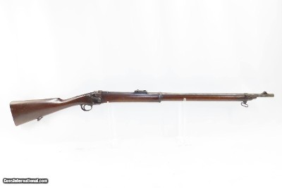 VERY RARE Antique Westley Richards DEELEY & EDGE 1881 Patent MILITARY Rifle .303 Caliber Falling Block Rifle - Image 15 of 20