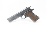 c1944 mfr US PROPERTY REMINGTON-RAND Model 1911A1 Semi-Automatic Pistol C&R WORLD WAR II Model 1911A1 in .45 ACP - 3 of 20