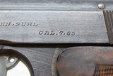 Third Reich MILITARY Marked WORLD WAR II J.P. SAUER & SOHN Model 38H PISTOL EAGLE/37 Marked GERMAN First Model Pistol! - 6 of 21