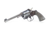 1948 mfr. COLT 3rd Issue OFFICER’S MODEL TARGET .22 LR Rimfire Revolver C&R Post-World War II Colt Target Revolver! - 2 of 18