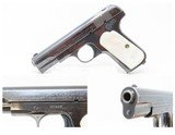 1912 mfr. COLT Model 1903 POCKET HAMMERLESS .32 ACP PISTOL WWI Gangster C&R With Mother of Pearl Grips! - 1 of 17