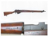 c1942 WORLD WAR II Era Enfield No. 4 Mk 1 .303 British INFANTRY Rifle C&R1942 Dated BRITISH MILITARY Rifle
