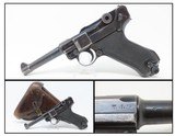WORLD WAR II German “BLACK WIDOW” MAUSER byf Code “41” LUGER Pistol 9x19mm