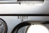 FABRIQUE NATIONALE Model 1910 Semi-Automatic 7.65mm Cal. C&R Pocket PistolBelgium Made; Designed by John Browning - 15 of 19
