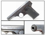 FABRIQUE NATIONALE Model 1910 Semi-Automatic 7.65mm Cal. C&R Pocket PistolBelgium Made; Designed by John Browning - 1 of 19