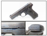 c1919 mfr. COLT Model 1903 POCKET HAMMERLESS .32 ACP PISTOL Gangster C&RROARING TWENTIES Personal Sidearm! - 1 of 19