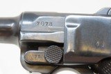 1915 mfr. WORLD WAR I DWM Model 1914 9x19mm GERMAN LUGER Pistol C&R Great War German Sidearm! - 7 of 22