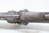 Mid-19th Century Antique European Double Barrel OVER/UNDER PERCUSSION PistolLarge Martial Type Pistol with Captive Ramrod - 11 of 16