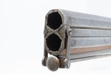 Mid-19th Century Antique European Double Barrel OVER/UNDER PERCUSSION PistolLarge Martial Type Pistol with Captive Ramrod - 9 of 16