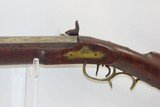 Antique A. GORDON Half-Stock .40 Caliber Percussion Conversion LONG RIFLEKentucky Style Rifle with T. DAVIDSON & Co. Lock - 18 of 21