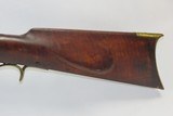 Antique A. GORDON Half-Stock .40 Caliber Percussion Conversion LONG RIFLEKentucky Style Rifle with T. DAVIDSON & Co. Lock - 17 of 21