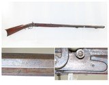 Antique A. GORDON Half-Stock .40 Caliber Percussion Conversion LONG RIFLEKentucky Style Rifle with T. DAVIDSON & Co. Lock - 1 of 21