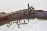 Antique MID-19th CENTURY Half-Stock .42 Cal. Percussion American LONG RIFLE Kentucky Style HUNTING/HOMESTEAD Long Rifle! - 4 of 19