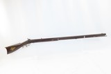 Antique MID-19th CENTURY Half-Stock .42 Cal. Percussion American LONG RIFLE Kentucky Style HUNTING/HOMESTEAD Long Rifle! - 2 of 19