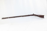 Antique MID-19th CENTURY Half-Stock .42 Cal. Percussion American LONG RIFLE Kentucky Style HUNTING/HOMESTEAD Long Rifle! - 14 of 19
