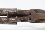 Antique DOUBLE BARREL Unmarked BOXLOCK Percussion SIDE x SIDE Pocket Pistol .44 Caliber Self Defense Muff / Pocket Pistol! - 7 of 17