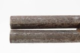 Antique DOUBLE BARREL Unmarked BOXLOCK Percussion SIDE x SIDE Pocket Pistol .44 Caliber Self Defense Muff / Pocket Pistol! - 8 of 17