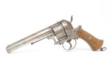 1800s Antique EUROPEAN 11.43mm PINFIRE Self-Defense Double Action REVOLVER
Mid-19th European Sidearm - 2 of 16