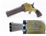 Rare Antique WILLIAM W. MARSTON Three Barrel .32 Caliber DERINGER Pistol
UNIQUE 1860s Triple Barrel Superposed Defense Pistol - 1 of 18