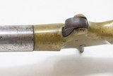 Antique AMERICAN STANDARD TOOL COMPANY “Hero” Brass Frame PERCUSSION Pistol - 12 of 17