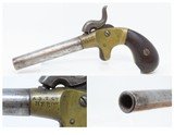 Antique AMERICAN STANDARD TOOL COMPANY “Hero” Brass Frame PERCUSSION Pistol - 1 of 17