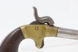 Antique AMERICAN STANDARD TOOL COMPANY “Hero” Brass Frame PERCUSSION Pistol - 16 of 17
