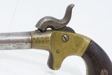 Antique AMERICAN STANDARD TOOL COMPANY “Hero” Brass Frame PERCUSSION Pistol - 4 of 17