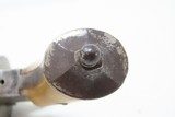 1850s Antique BELGIAN Proofed Folding Trigger .30 Caliber PINFIRE Revolver
European DOUBLE ACTION Conceal & Carry Sidearm - 11 of 19