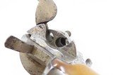 1850s Antique BELGIAN Proofed Folding Trigger .30 Caliber PINFIRE Revolver
European DOUBLE ACTION Conceal & Carry Sidearm - 14 of 19