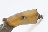 1850s Antique BELGIAN Proofed Folding Trigger .30 Caliber PINFIRE Revolver
European DOUBLE ACTION Conceal & Carry Sidearm - 3 of 19
