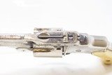 LETTERED Antique SMITH & WESSON 3rd Model .38 S&W Safety Hammerless Revolver 5-Shot “LEMON SQUEEZER” Top Break with PEARL GRIPS! - 8 of 19
