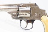 LETTERED Antique SMITH & WESSON 3rd Model .38 S&W Safety Hammerless Revolver 5-Shot “LEMON SQUEEZER” Top Break with PEARL GRIPS! - 5 of 19