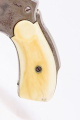 LETTERED Antique SMITH & WESSON 3rd Model .38 S&W Safety Hammerless Revolver 5-Shot “LEMON SQUEEZER” Top Break with PEARL GRIPS! - 4 of 19