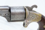ENGRAVED Antique CIVIL WAR Era MOORE’S PATENT .32 Cal. Teat-Fire Revolver
Front Loading Revolver That Circumvented S&W’s Patents - 4 of 19
