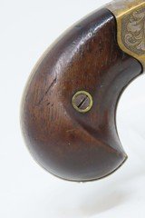 ENGRAVED Antique CIVIL WAR Era MOORE’S PATENT .32 Cal. Teat-Fire Revolver
Front Loading Revolver That Circumvented S&W’s Patents - 15 of 19