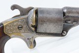 ENGRAVED Antique CIVIL WAR Era MOORE’S PATENT .32 Cal. Teat-Fire Revolver
Front Loading Revolver That Circumvented S&W’s Patents - 16 of 19