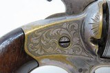 ENGRAVED Antique CIVIL WAR Era MOORE’S PATENT .32 Cal. Teat-Fire Revolver
Front Loading Revolver That Circumvented S&W’s Patents - 13 of 19