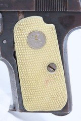 French PYRENEES UNIQUE 7.65mm Semi-Auto Self-Defense POCKET Pistol C&R WORLD WAR II Era “RUBY” Type Pistol - 3 of 18