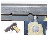French PYRENEES UNIQUE 7.65mm Semi-Auto Self-Defense POCKET Pistol C&R WORLD WAR II Era “RUBY” Type Pistol - 1 of 18
