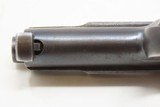 Pre-WWI GERMAN Mauser Model 1910 .25 ACP Semi-Automatic C&R POCKET PistolGerman Side Arm Chambered in 6.35mm Browning Auto - 15 of 21