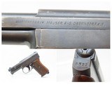 Pre-WWI GERMAN Mauser Model 1910 .25 ACP Semi-Automatic C&R POCKET PistolGerman Side Arm Chambered in 6.35mm Browning Auto - 1 of 21