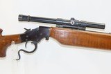 STEVENS Model 1915 FAVORITE .22 S, L, LR Falling Block TAKEDOWN Rifle C&R
Popular Early 1900s Single Shot Rifle w/ WEAVER SCOPE - 17 of 20