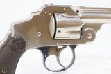 Antique SMITH & WESSON 2nd Model .38 S&W Safety Hammerless “LEMON SQUEEZER” 5-Shot S&W Top Break Revolver with NICKEL FINISH - 17 of 18