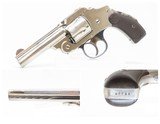 Antique SMITH & WESSON 2nd Model .38 S&W Safety Hammerless “LEMON SQUEEZER” 5-Shot S&W Top Break Revolver with NICKEL FINISH