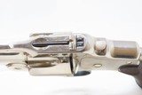 Antique SMITH & WESSON 2nd Model .38 S&W Safety Hammerless “LEMON SQUEEZER” 5-Shot S&W Top Break Revolver with NICKEL FINISH - 7 of 18