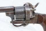 Antique MARUICE ARENDT Double Action Folding Trigger 7mm PINFIRE Revolver
SELF-DEFENSE Sidearm with WALNUT GRIPS! - 4 of 21
