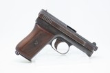 Pre-WWI GERMAN Mauser Model 1910 .25 ACP Semi-Automatic C&R POCKET Pistol German Side Arm Chambered in 6.35mm Browning Auto - 18 of 21