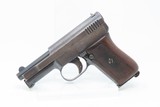 Pre-WWI GERMAN Mauser Model 1910 .25 ACP Semi-Automatic C&R POCKET Pistol German Side Arm Chambered in 6.35mm Browning Auto - 2 of 21