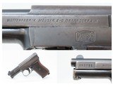 Pre-WWI GERMAN Mauser Model 1910 .25 ACP Semi-Automatic C&R POCKET Pistol German Side Arm Chambered in 6.35mm Browning Auto - 1 of 21
