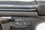WORLD WAR I Era German J.P. SAUER & SOHN Model 1913 Semi-Automatic PISTOLChambered in 7.65mm Browning with HOLSTER - 7 of 20